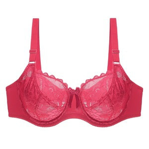 DE Cup Lace Bra Underwear Set