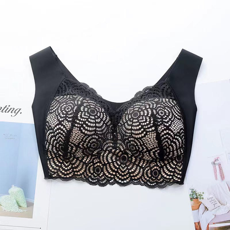 Seamless Lace Bralette for Plus Size Women