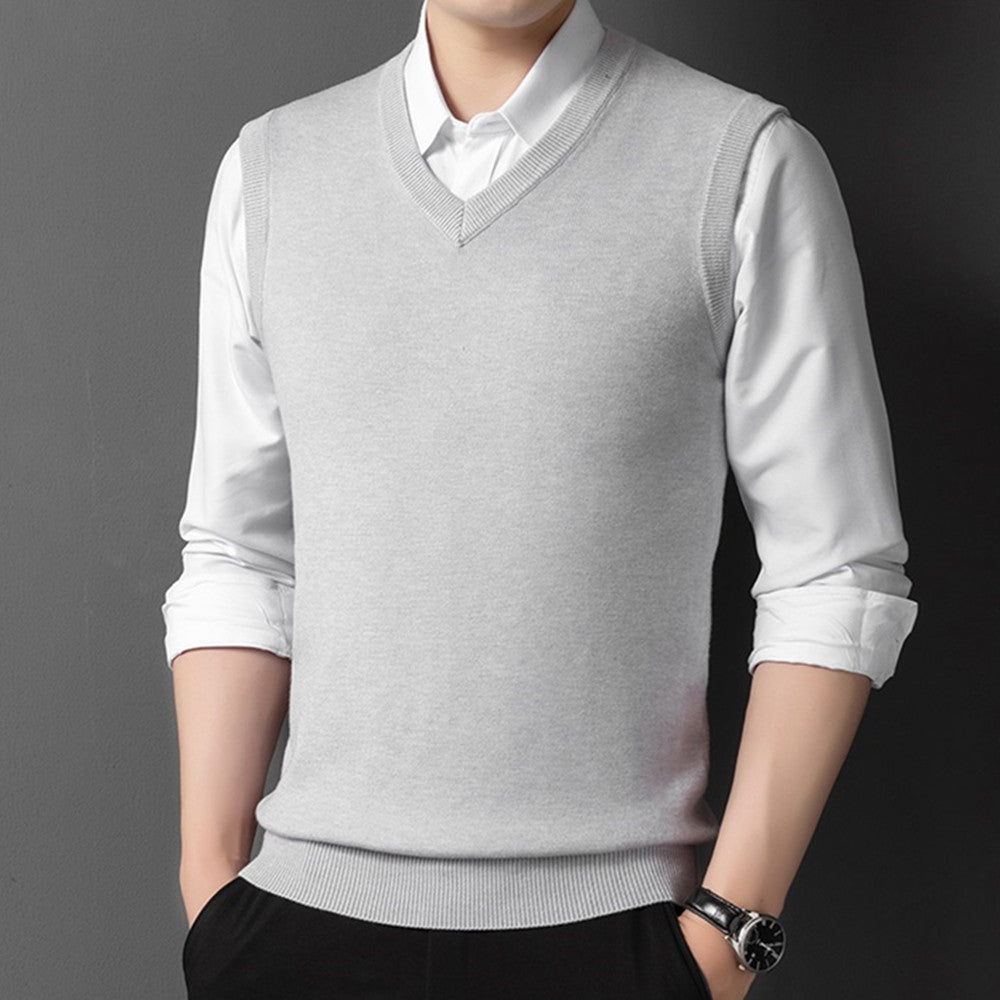 Wool Vest for Young and Middle-aged Men