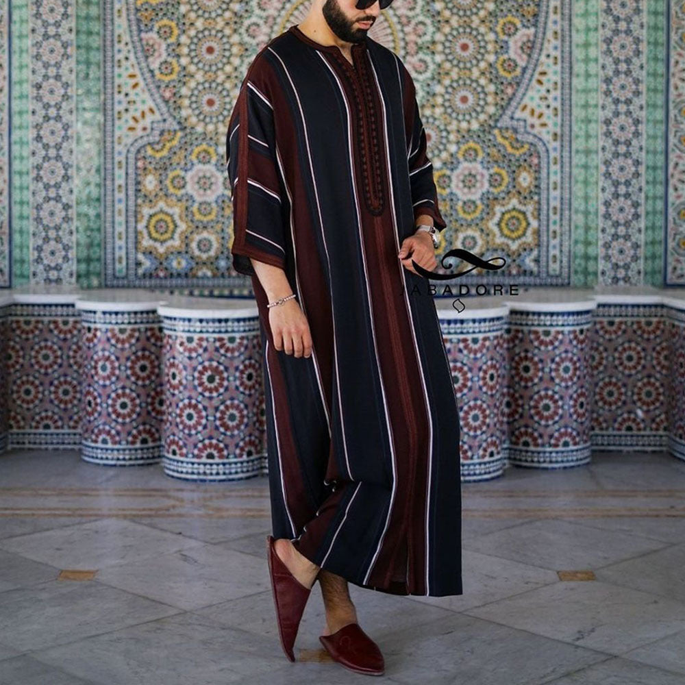 Men's Elegant Casual Robe Jacket for Fashionable Looks