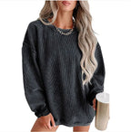 Women's Knitted Loose Sweatshirt | Streetwear