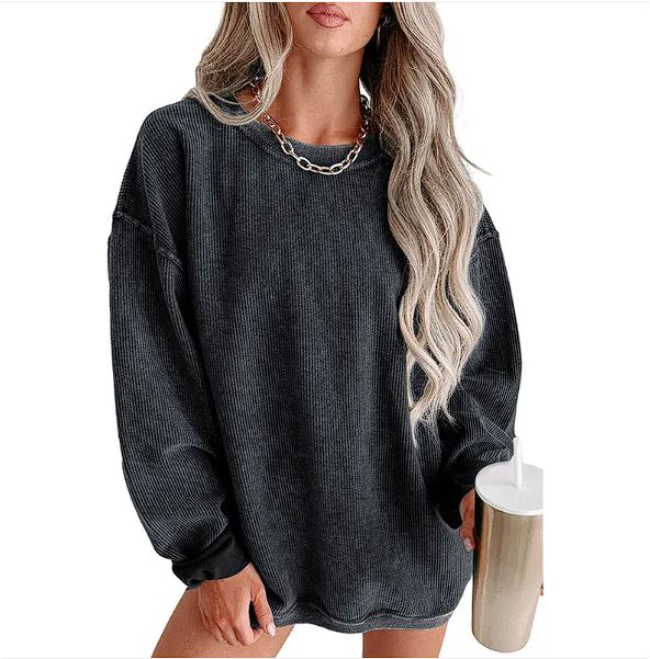 Women's Knitted Loose Sweatshirt | Streetwear