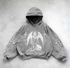 Vintage Skull Print Hoodie | Streetwear | Faith Streetwear