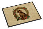 Otterhound Christmas Flowers Doormat