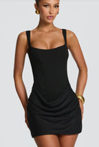 Tube Top Short Strap Bodycon Mini Dress