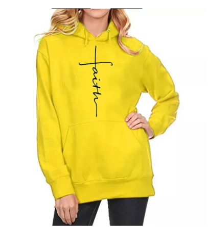 Faith Printed Hoodie | Streetwear