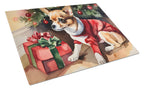 Chihuahua Cozy Christmas Glass Cutting Board