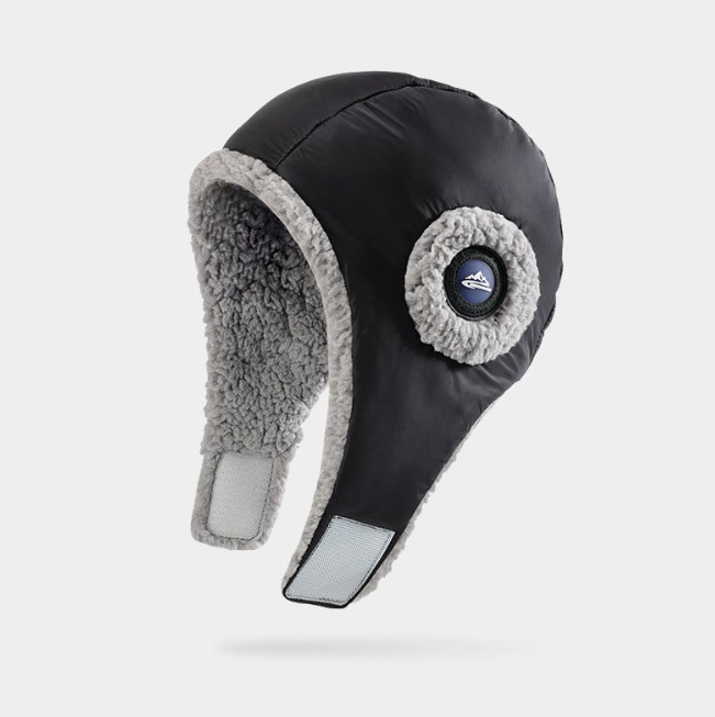 Thick Fleece Ski Hat with Ear Protection for Couples | Embroidered Cap