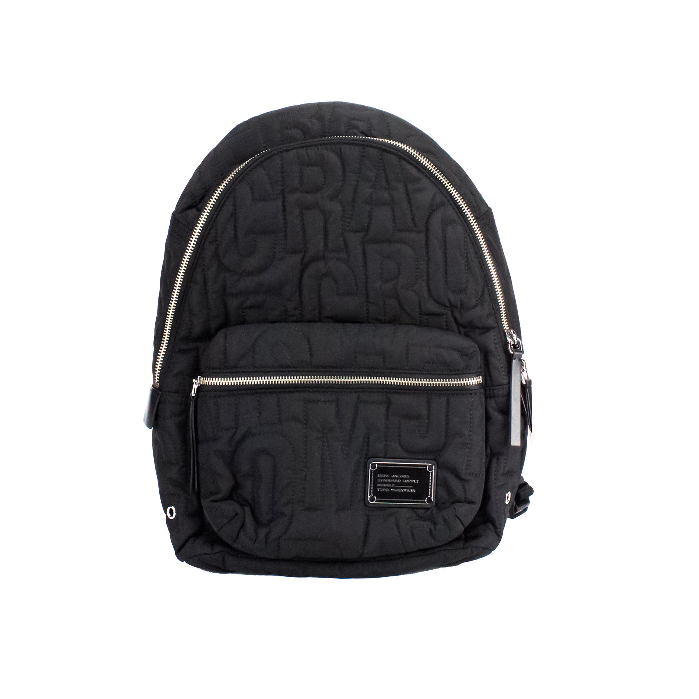 Marc Jacobs Medium Black Monogram Quilted Puffy Backpack | Streetwear