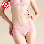 Summer Silk Knit Lace Trim Low Waist Women's Shorts