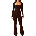 2023 Women's Long Sleeve Bodysuit with High Stretch