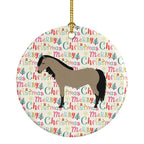 Welsh Pony Horse Christmas Ceramic Ornament