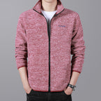 Polar Fleece Casual Stand Collar Jacket Top