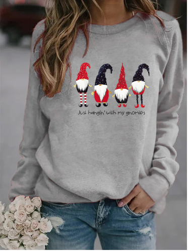 Letter Print Crew Neck Sweatshirt | Streetwear