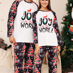 XINGX Christmas Parent-Child Pajama Set with Snowflakes