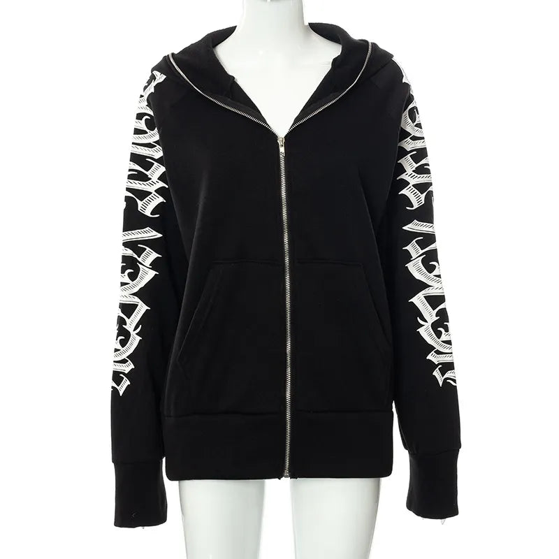 Letter Print Hoodie Sweatshirt | Streetwear