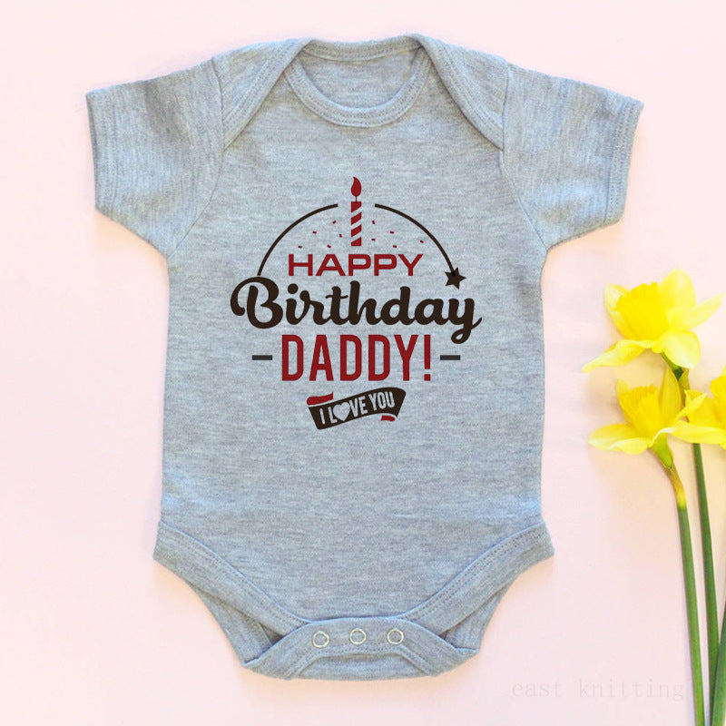 Baby Princess Short Sleeve Bodysuit for Infants XH349GY