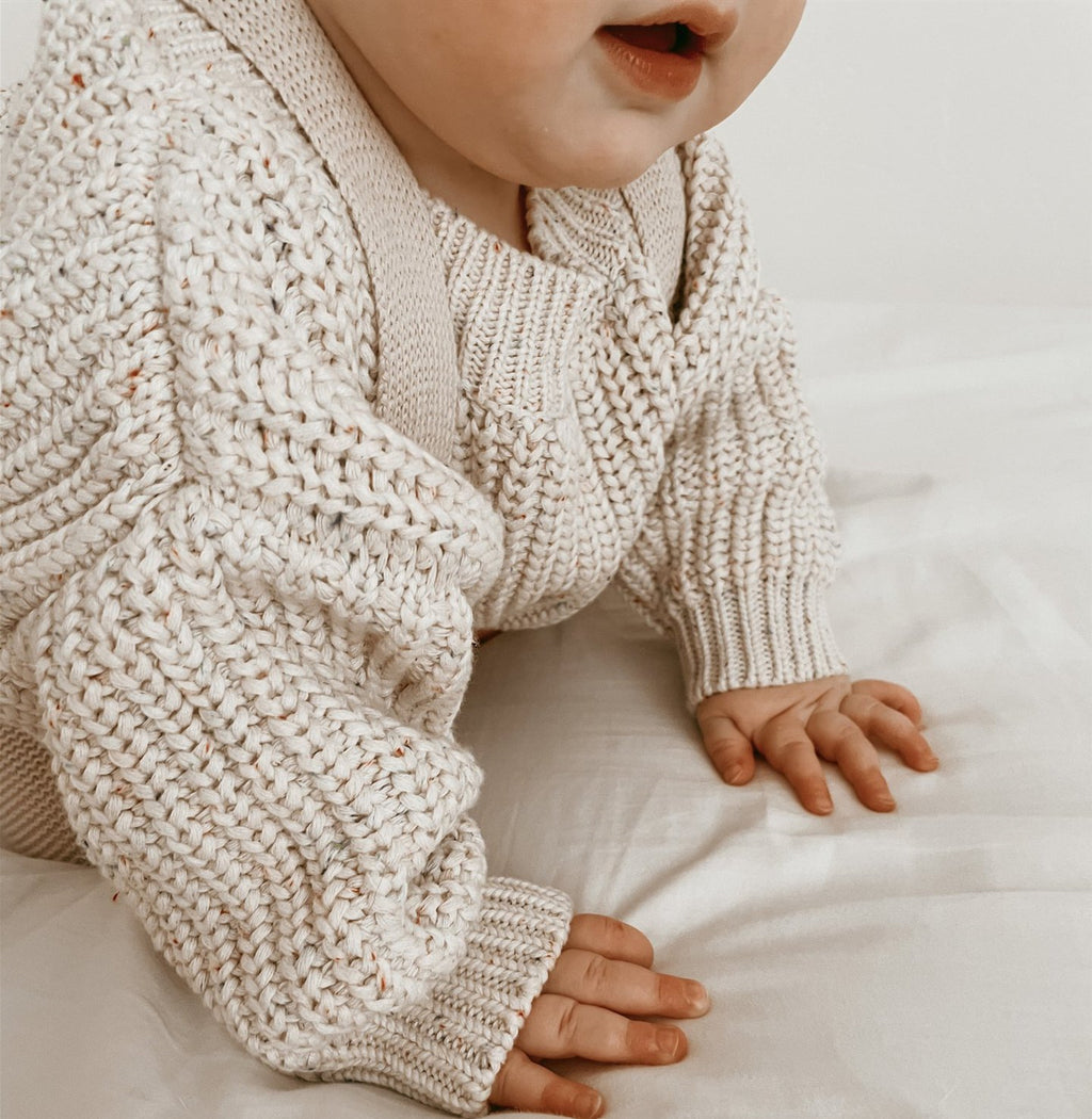 Cotton Thread Long Sleeve Pullover for Infants | Streetwear