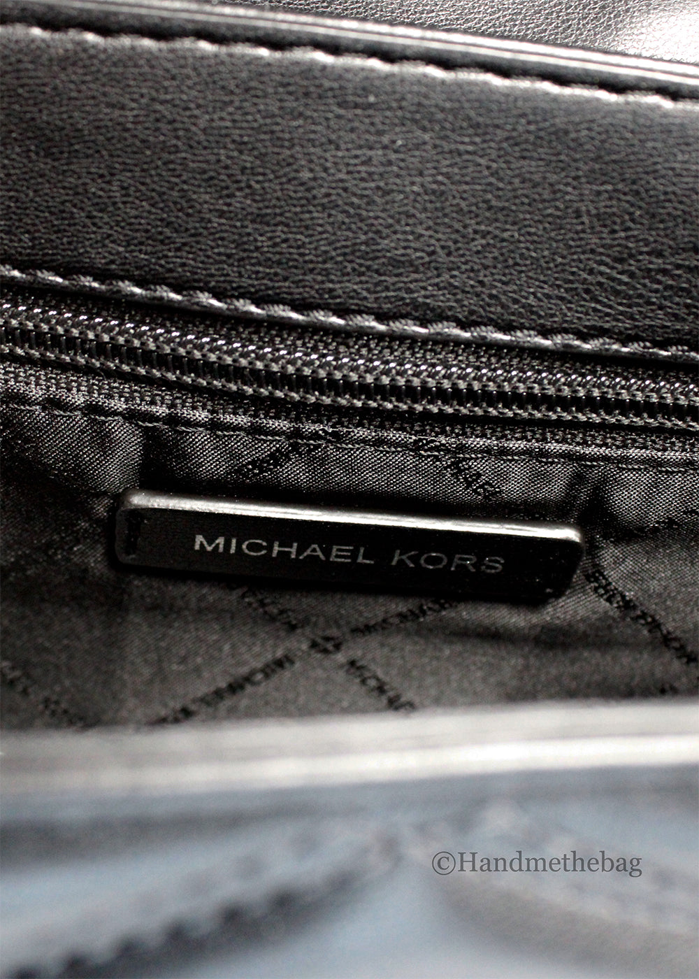 Michael Kors Serena Black Quilted Leather Shoulder Bag