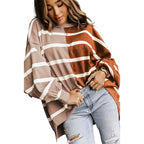 Striped Long-Sleeved Pullover for Women | Streetwear