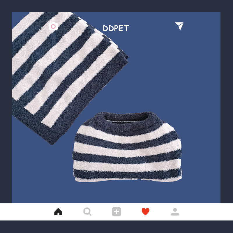 Soft Striped Sweater for Dogs - Cozy Pet Apparel