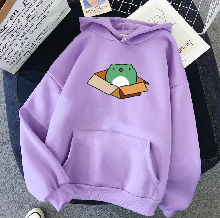 Womens Simple Long Sleeved Hoodie | Streetwear