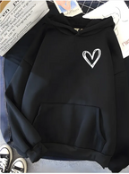 Cosmic Love 3D Print Hooded Sweatshirt | Streetwear