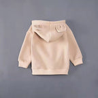 Hooded Fleece Sweatshirt with Bear Ears (Long Sleeve) | Streetwear