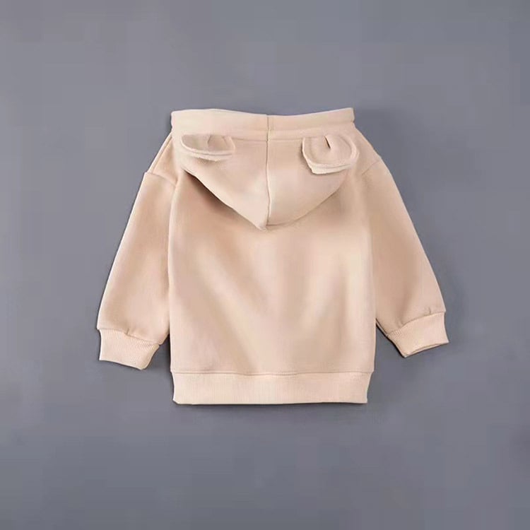 Hooded Fleece Sweatshirt with Bear Ears (Long Sleeve) | Streetwear