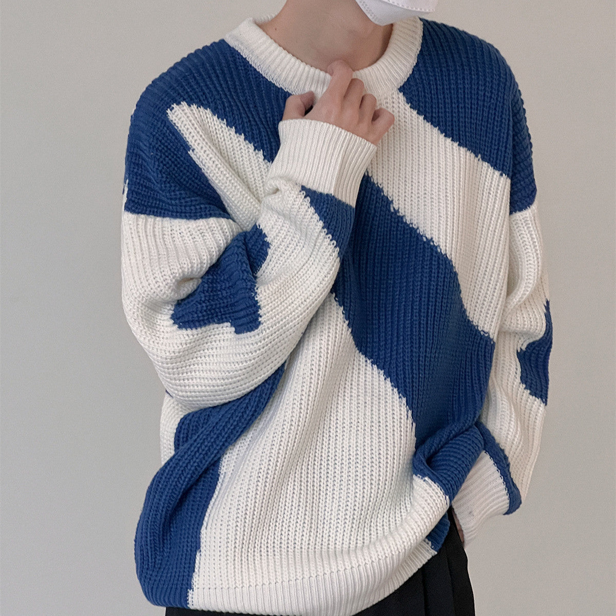 Boys' Pullover Sweater with Cow Bump Design | Streetwear