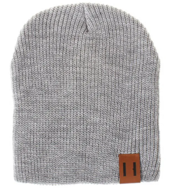 Parent-child wool hat warm hat knitted hat | Embroidered Cap