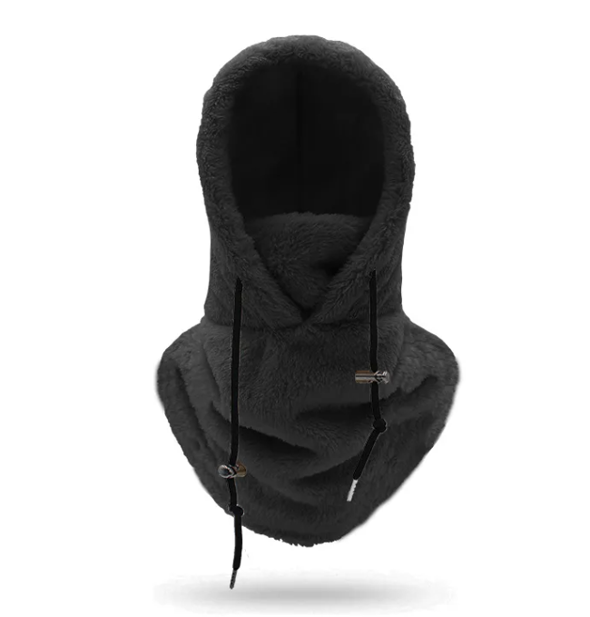 Winter Outdoor Windproof Cap & Scarf | Embroidered Cap