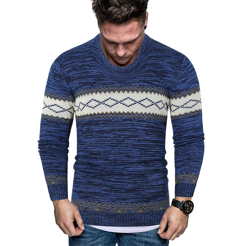 Casual Round Neck Knitted Pullover Sweater | Streetwear