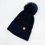 Chenille Pom Beanie | Embroidered Cap