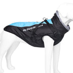 Warm Waterproof Reflective Jacket for Big Dogs