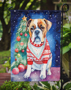 Boxer Christmas Garden Flag