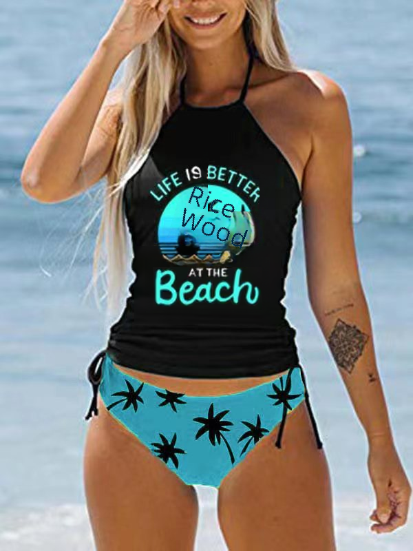 Elin 2023 Women's Colorful Floral Bikini Swimwear