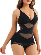 V-neck Jumpsuit Shaping Corset