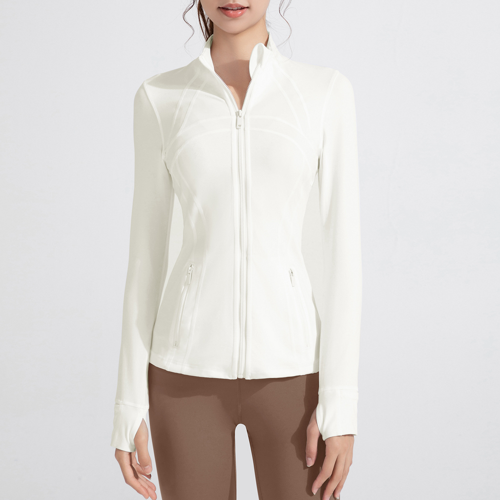 Women’s Stand Collar Zip-Up Sports Jacket