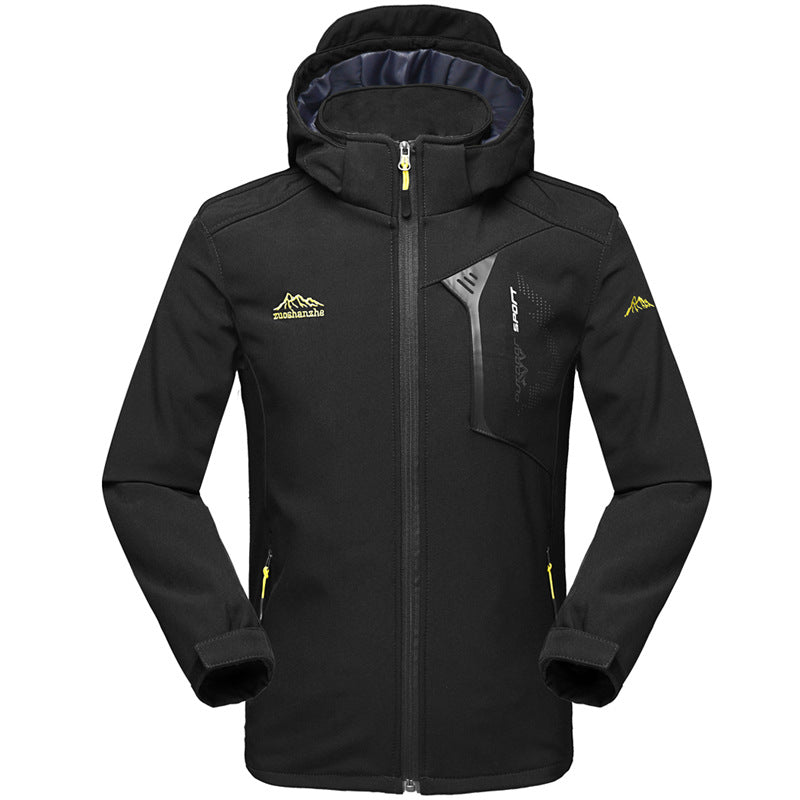 Outdoor Waterproof Soft Shell Jacket for Cold Weather