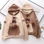 Versatile Hooded Jacket for Junior High Students