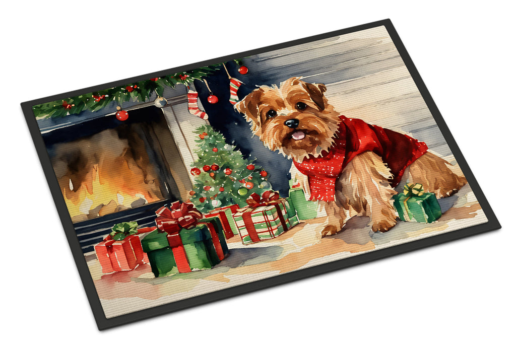 Norfolk Terrier Cozy Christmas Doormat