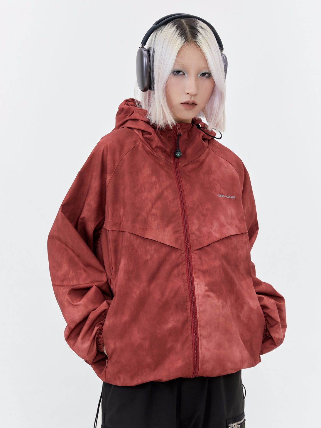 Gradient Color Coat for Men's Street Fashion Brand
