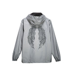 Men's Full Reflective Waterproof Hip Hop Windbreaker
