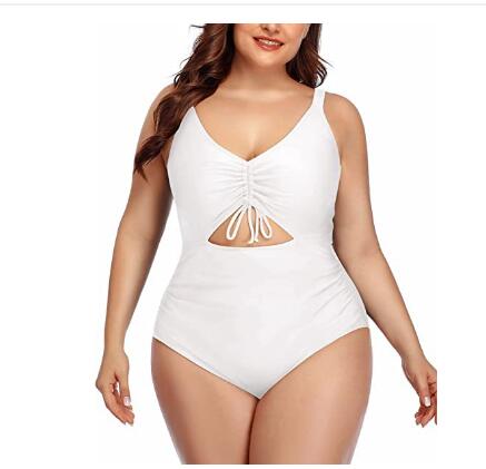 Plus Size Women's Slimming One-Piece Swimsuit