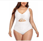 Plus Size Women's Slimming One-Piece Swimsuit