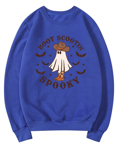 Cowboy Ghost Halloween Hoodie - Boot Scootin Spooky | Streetwear