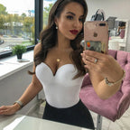 Summer Slim Fashion Solid Color Women's Bodysuit