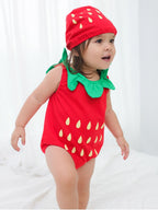 Augelute Summer Full Moon Baby Bodysuit (Fruit Design)