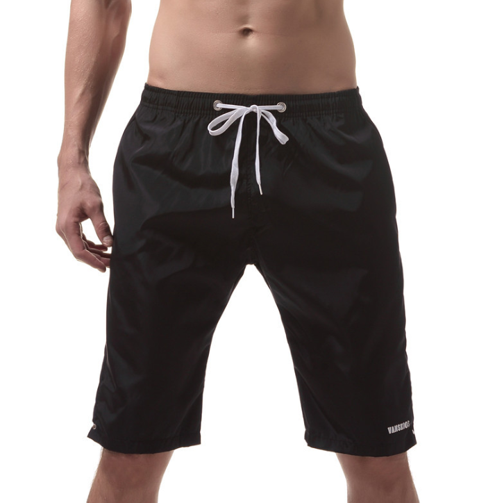 Men's Quick-Dry Drawstring Swim Trunks
